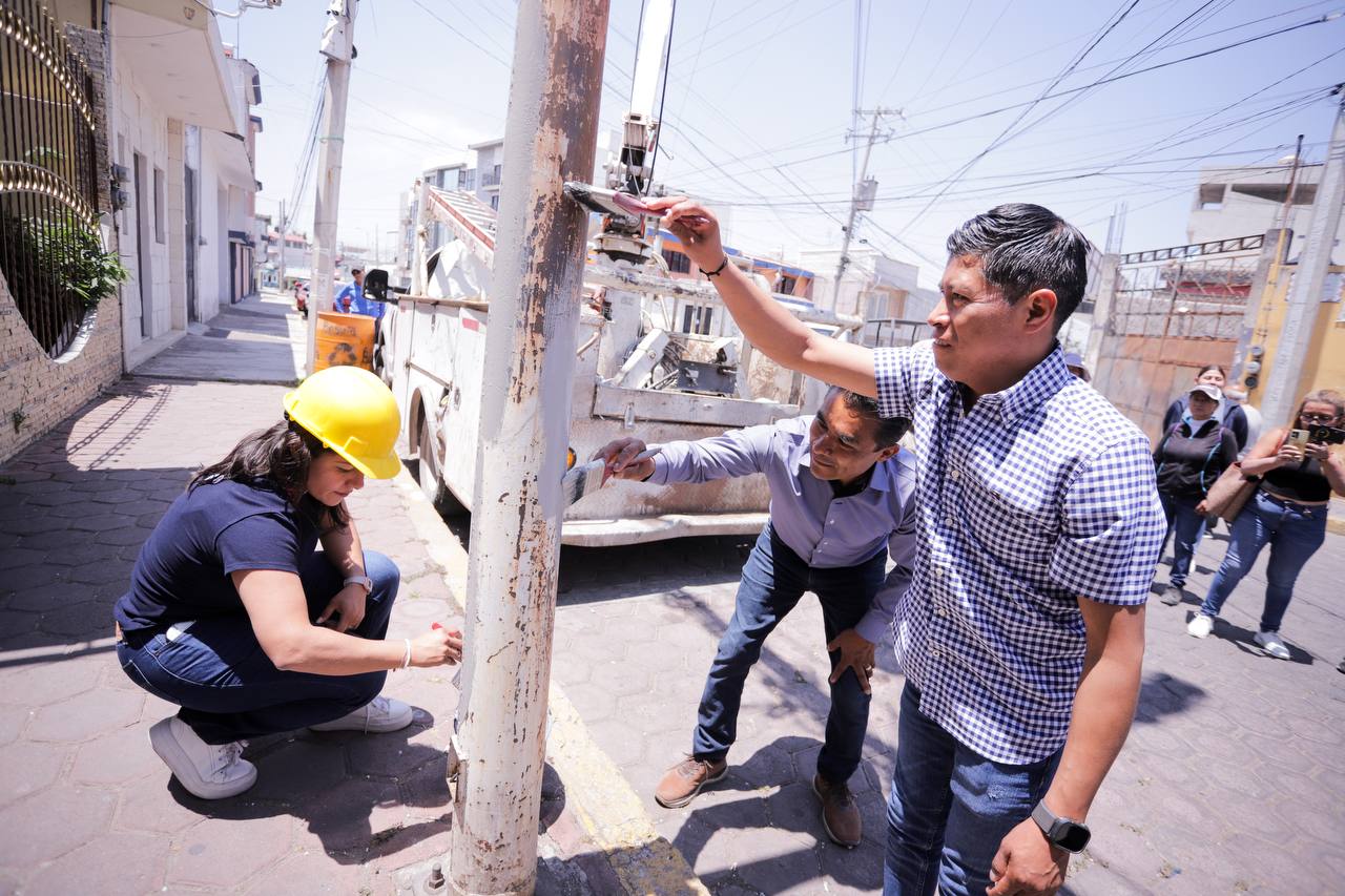Mejora Lupita Cuautle la imagen urbana de espacios públicos