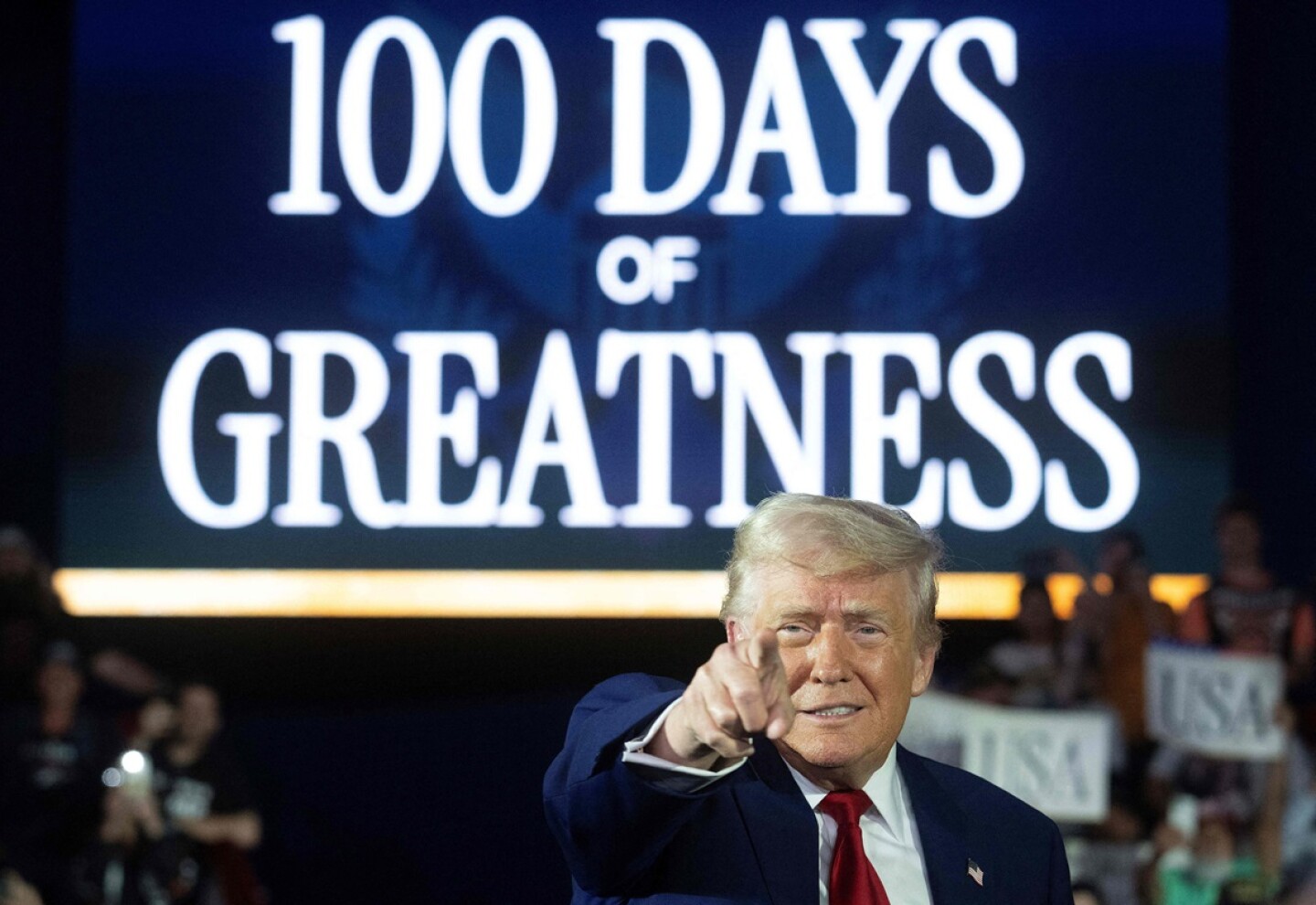 Donald Trump celebra 100 días de su segundo mandato: “Aún no han visto nada”