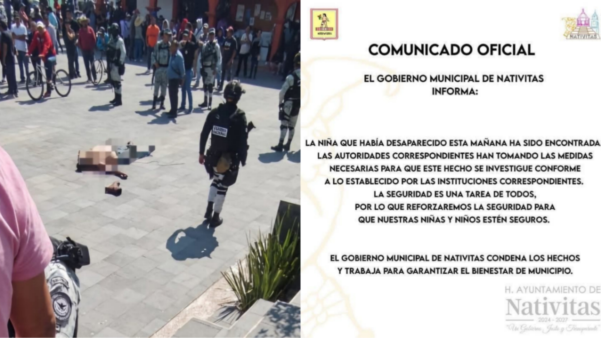Ante fallida estrategia de seguridad, autoridades condenan justicia propia en Natívitas