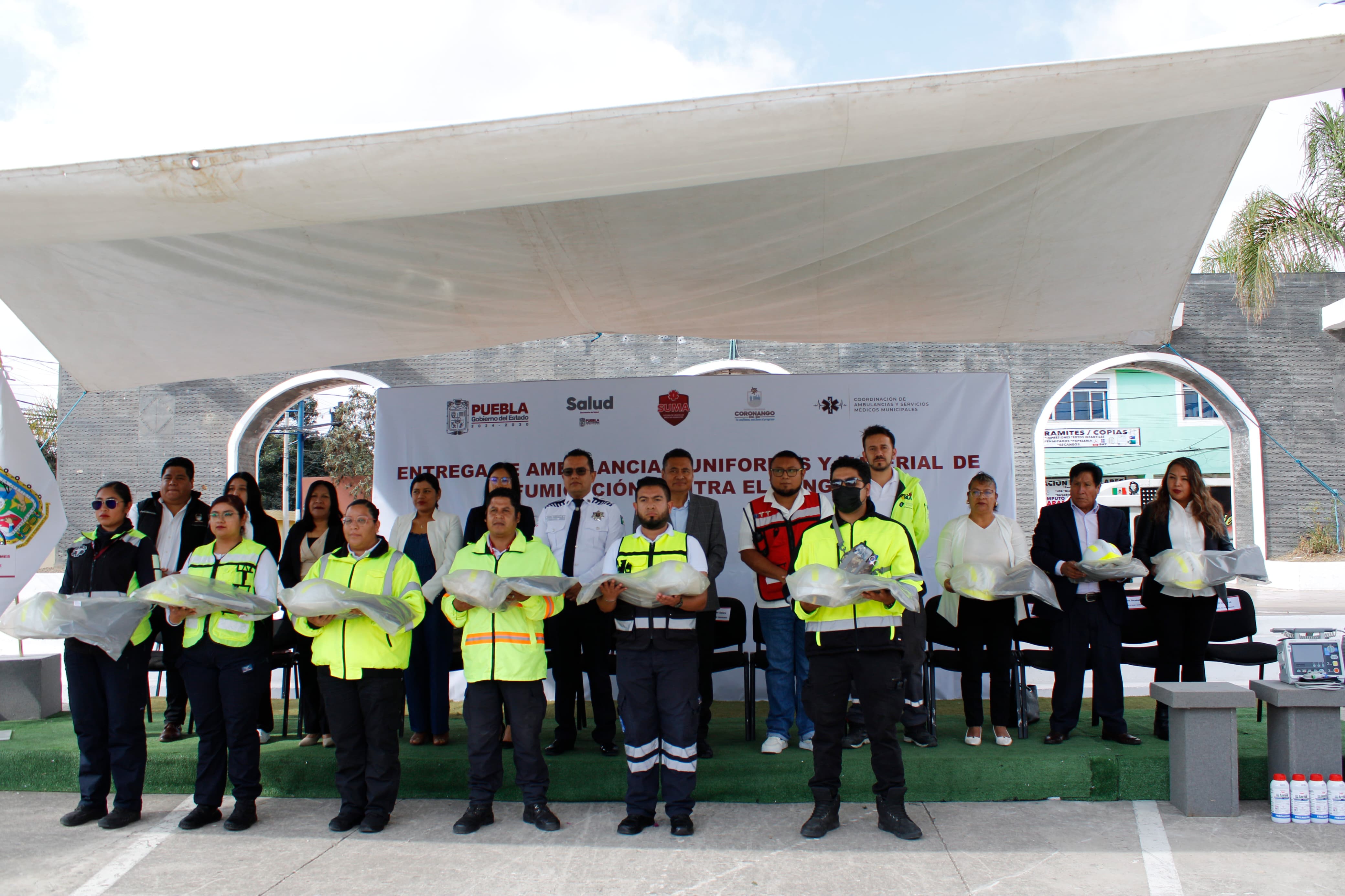 entregan ambulancia coronango 5