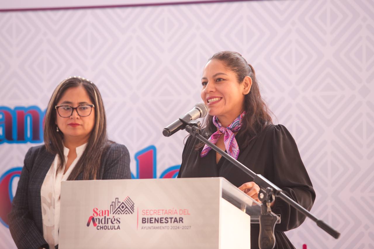 Promueve Lupita Cuautle el fortalecimiento de escuelas públicas en San Andrés Cholula