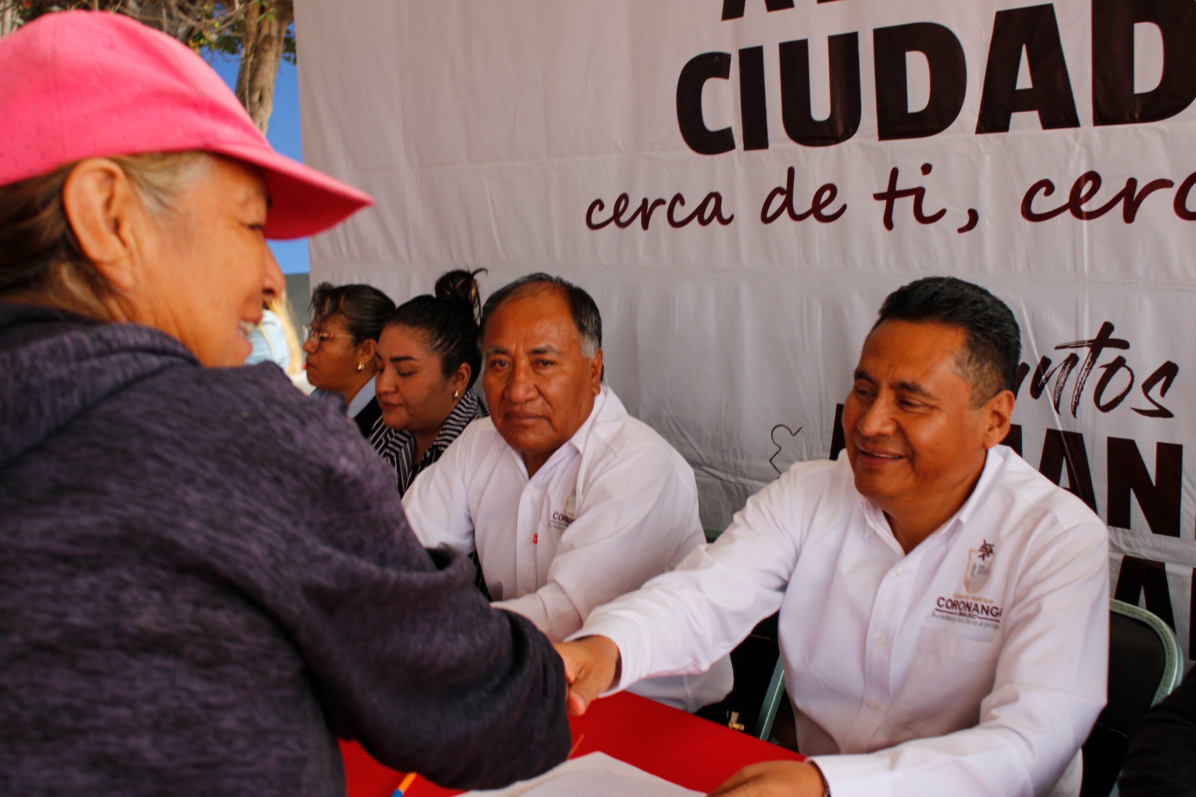 Con el "Martes de Atención Ciudadana", Armando Aguirre acerca el gobierno a habitantes de Mihuacán