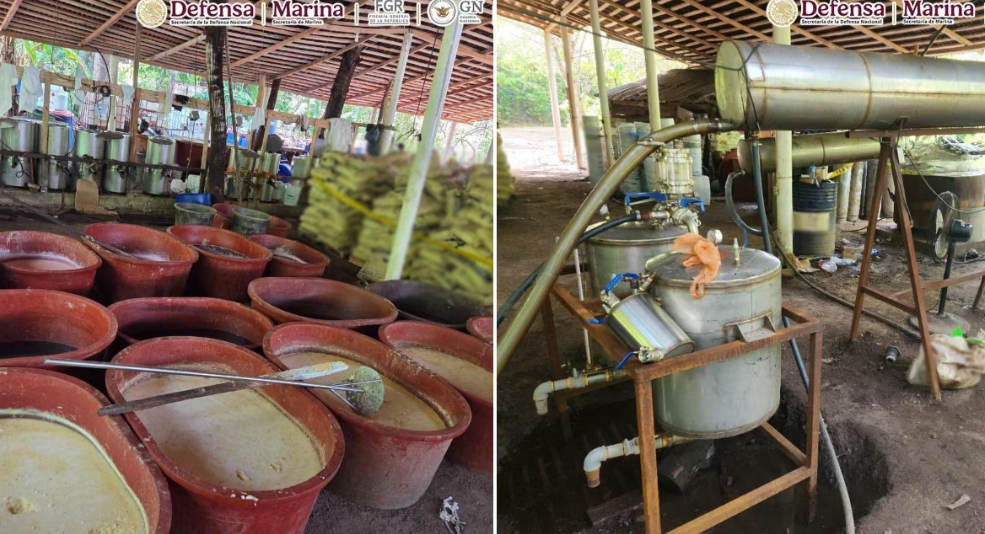 Más de 9 toneladas de metanfetaminas y precursores aseguran en México