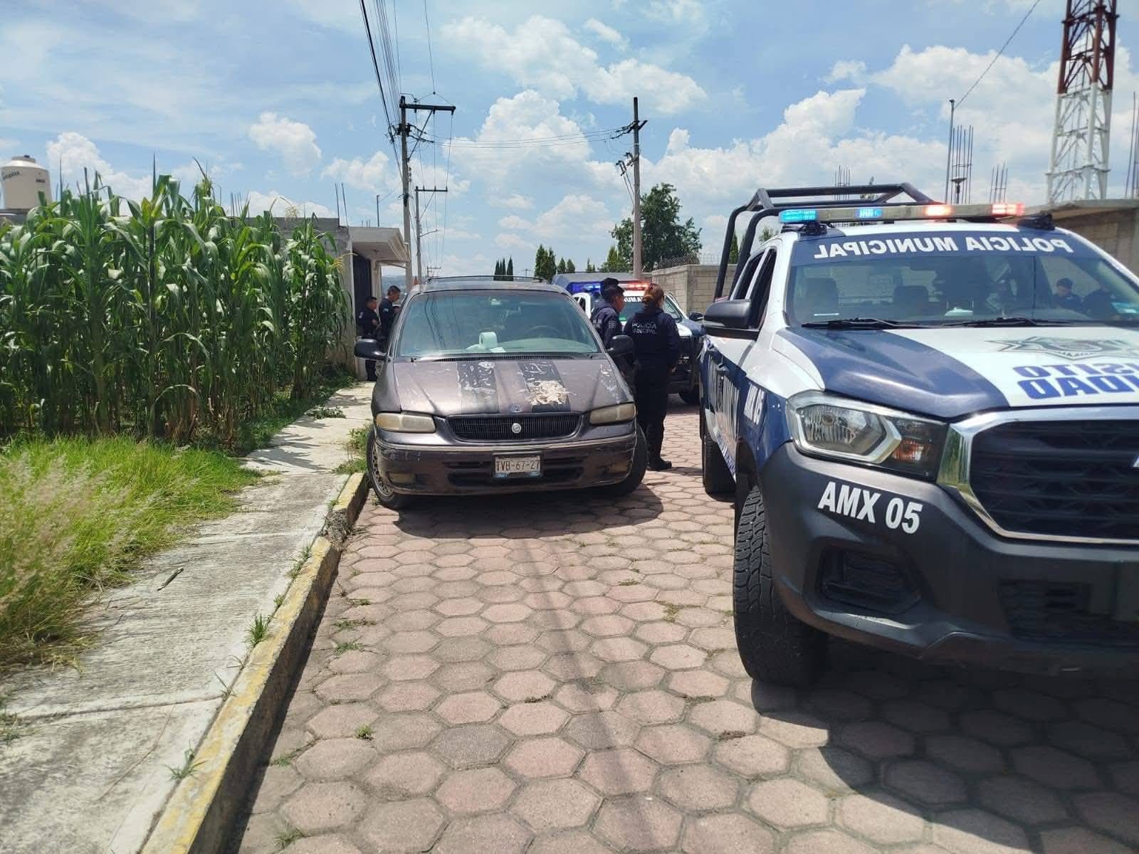 Recuperan camioneta robada tras operativo en Amaxac de Guerrero