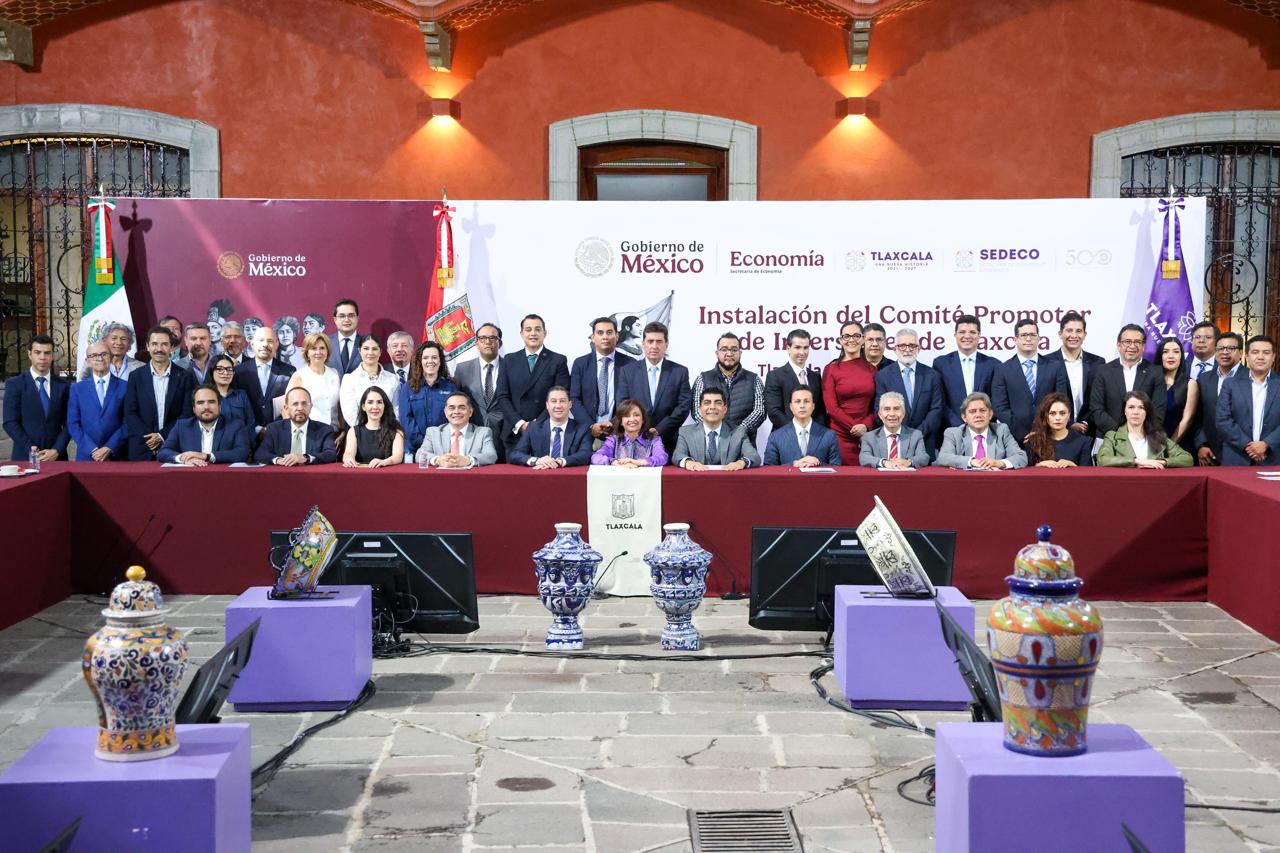 Tlaxcala fortalece su desarrollo económico con Comité Promotor de Inversiones