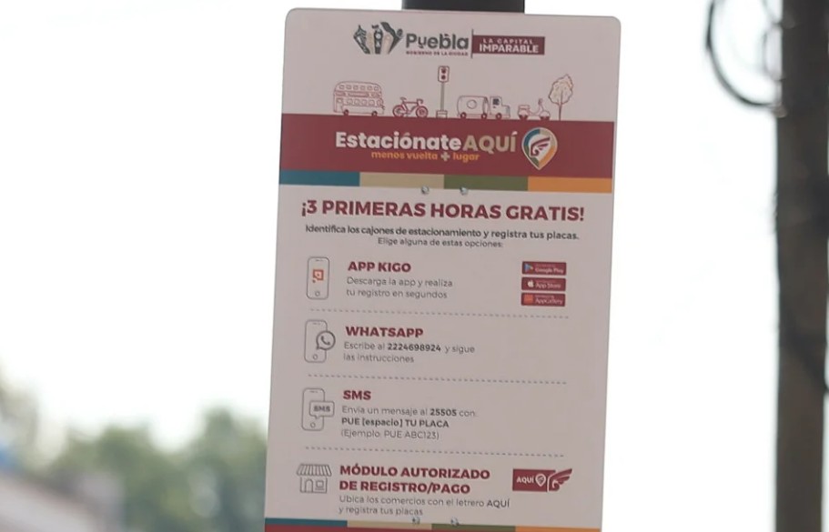 Ampliación del programa de parquímetros en Puebla