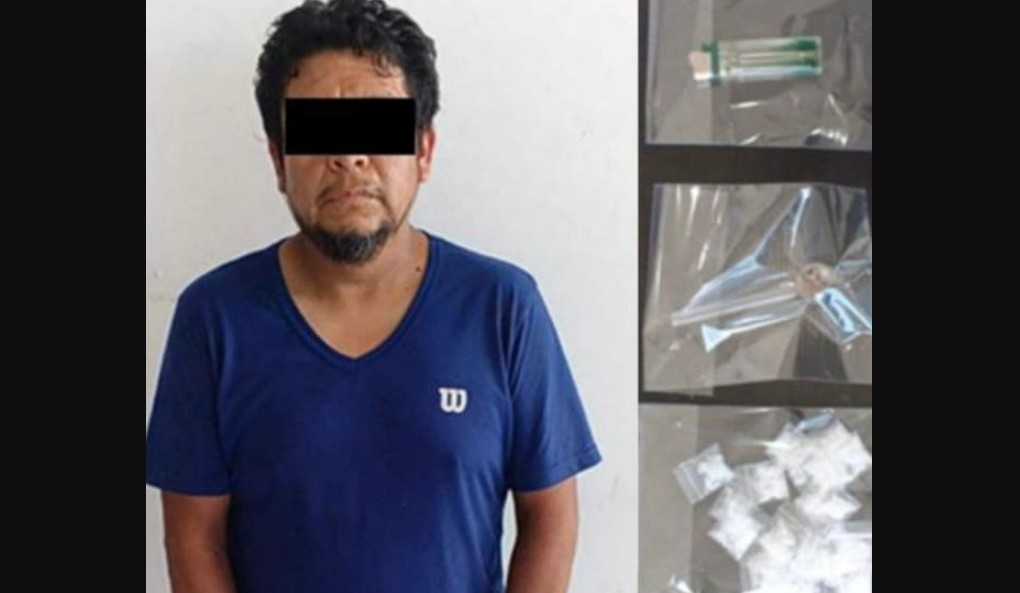 Detienen a presunto narcomenudista en la colonia Moctezuma