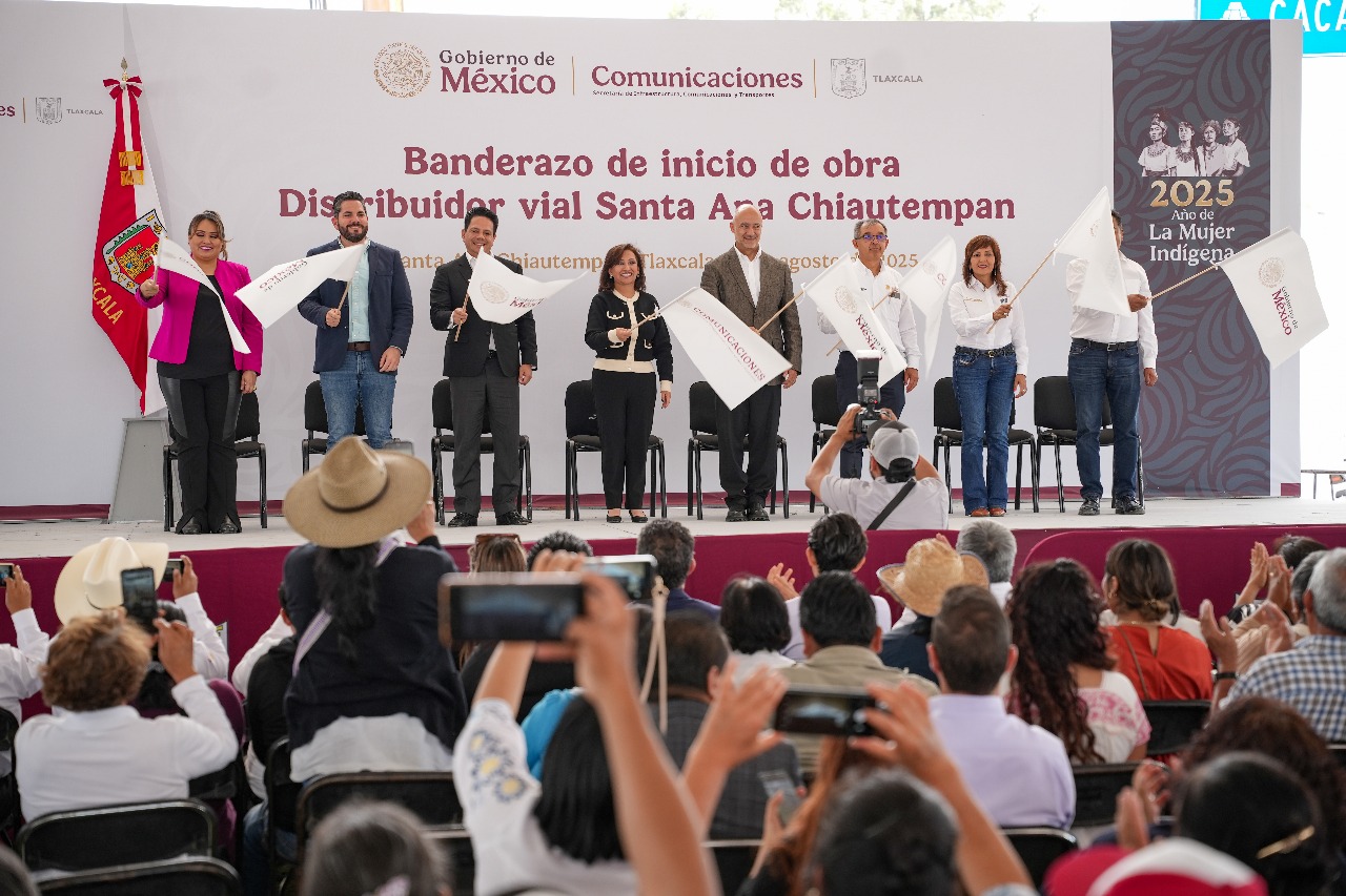 Arranca el Distribuidor Vial Santa Ana Chiautempan con inversión de 650 mdp