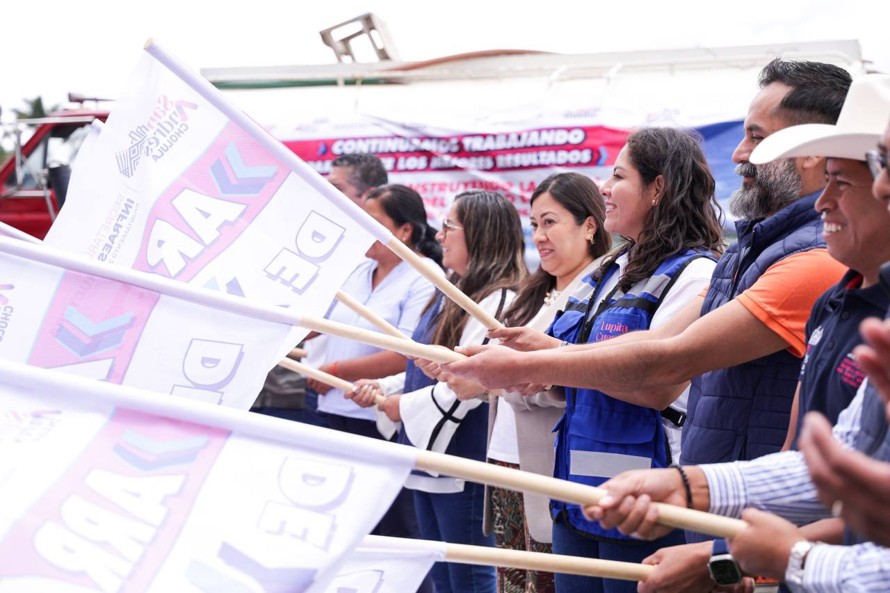 Inician construcción de barda perimetral en el Centro Escolar “Dr. Alfredo Toxqui” en San Andrés Cholula