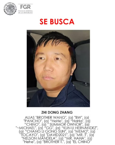 Fuga de Zhi Dong Zhang: Interpol y FGR tras pieza clave del CJNG
