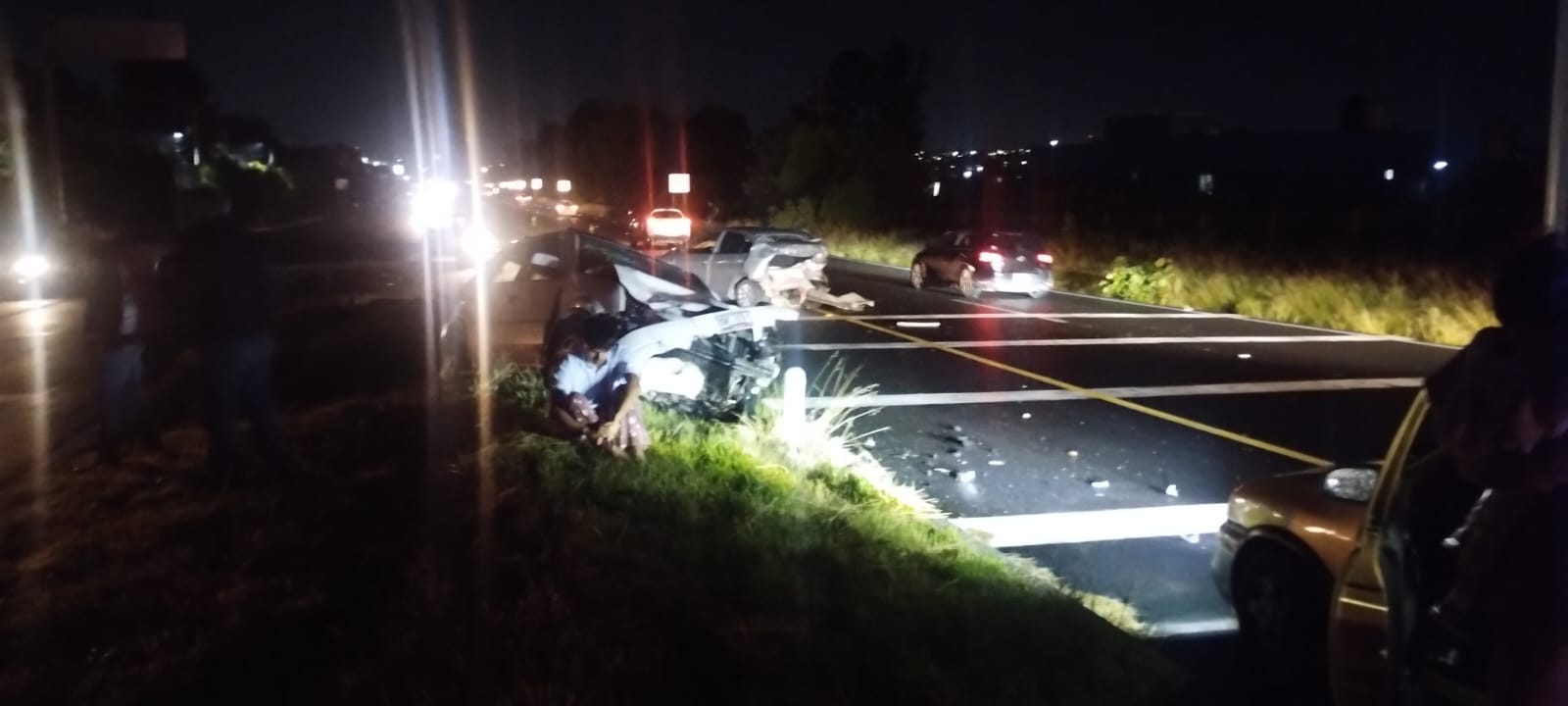 Fuerte accidente en Panotla deja varios lesionados