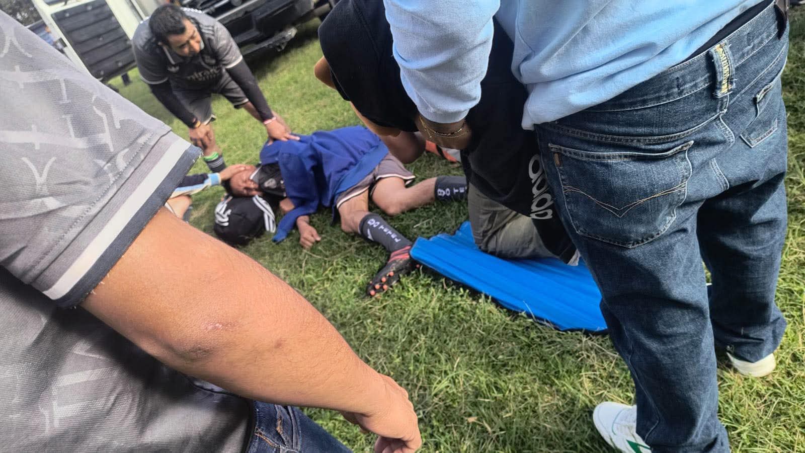 Denuncian agresión en partido de la Liga de Veteranos en Apizaco