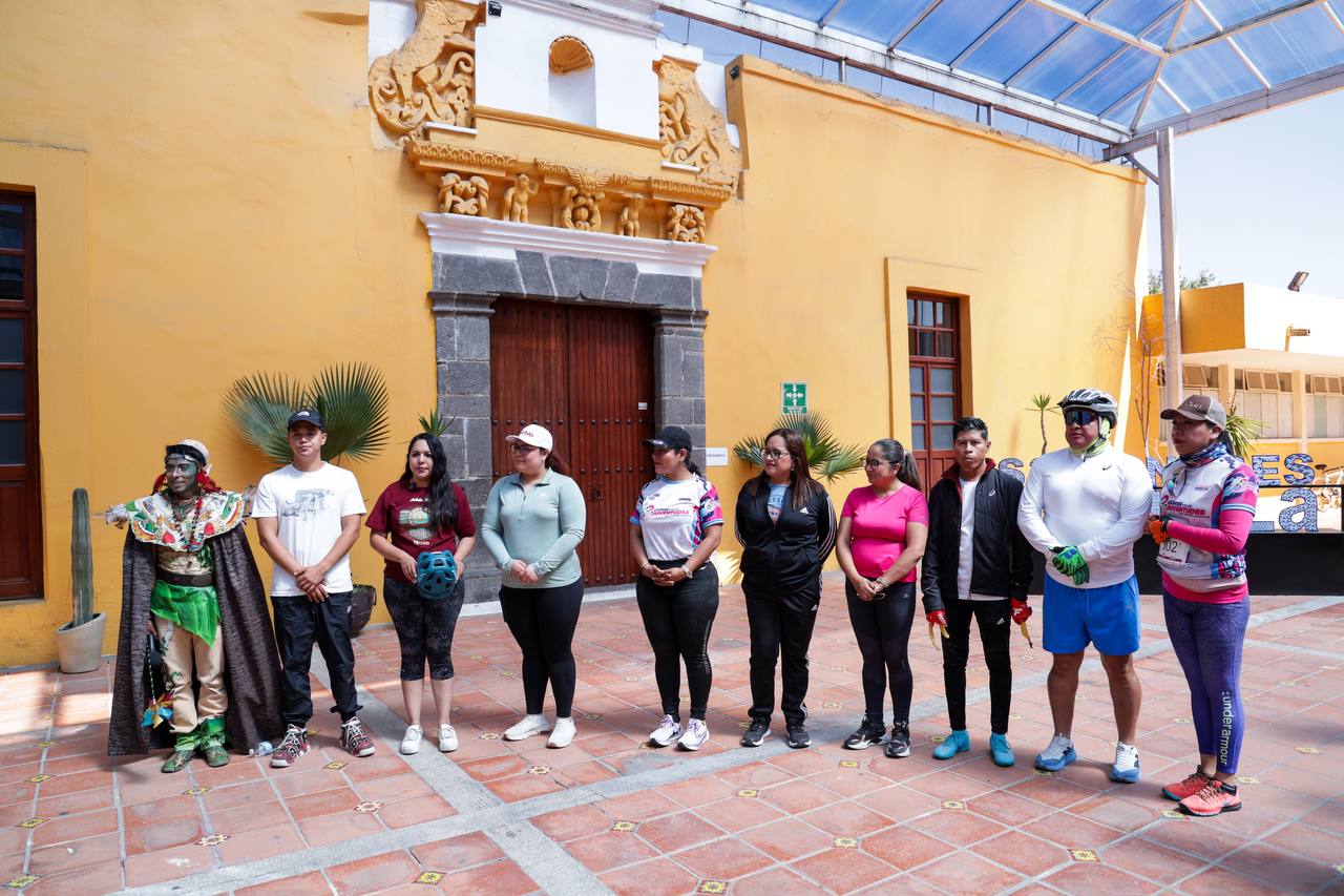 San Andrés Cholula y San Pedro Cholula realizan Rodada Patrimonial Cholula 2025