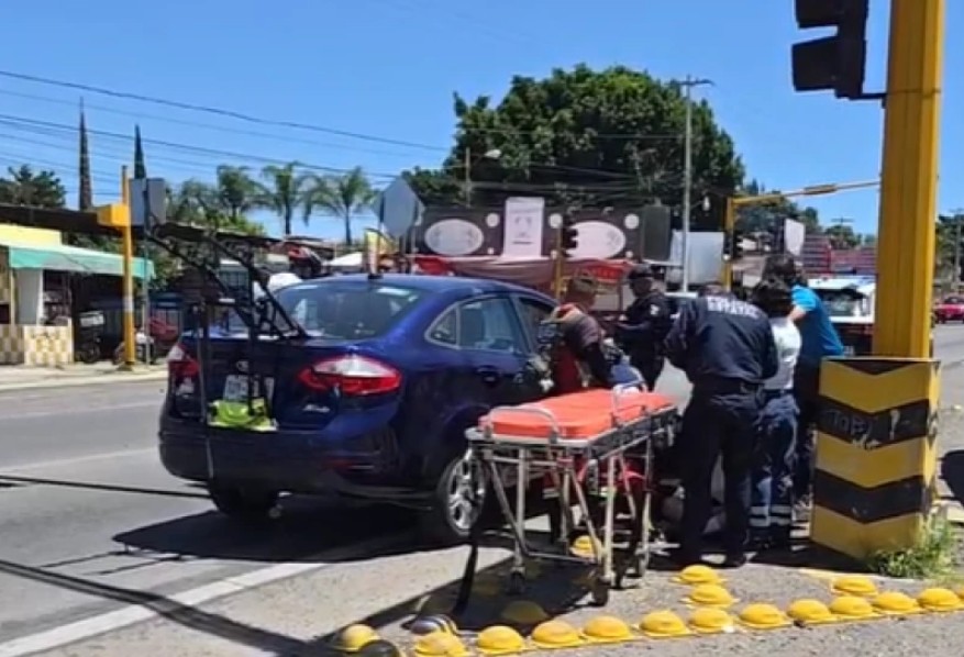 Accidente en la carretera Puebla-Atlixco