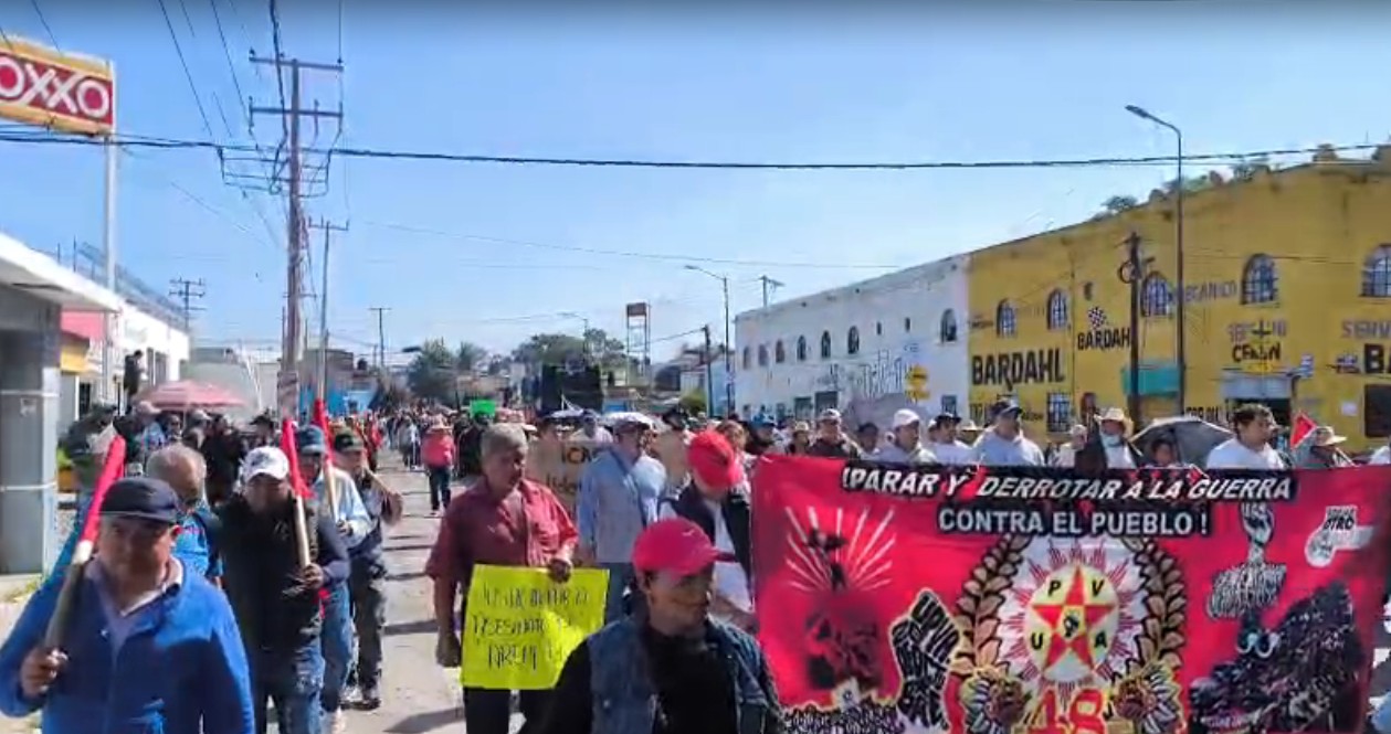 Marcha en Puebla tras asesinato de integrante