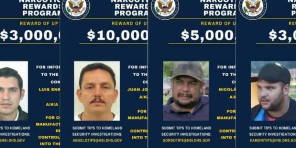 EE. UU. ofrece millonaria recompensa por líderes de Cárteles Unidos y Viagras