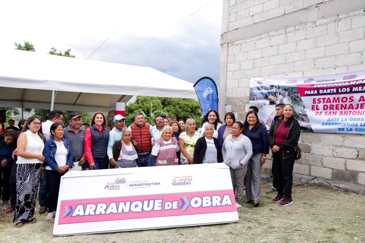 Inicia ampliación de drenaje sanitario en San Antonio Cacalotepec