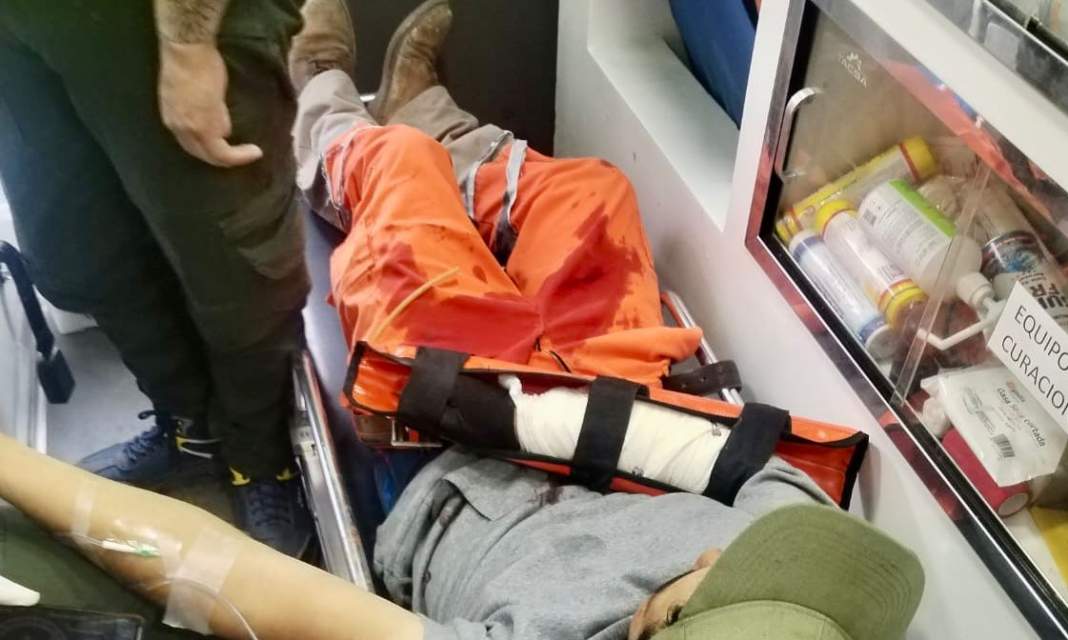 Protección Civil atiende a trabajador de Tlaxcala tras accidente laboral