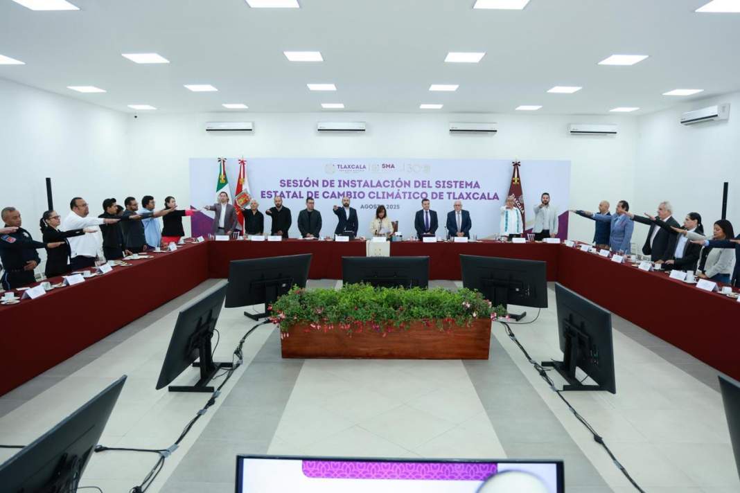 Tlaxcala instala Sistema Estatal de Cambio Climático con visión pionera