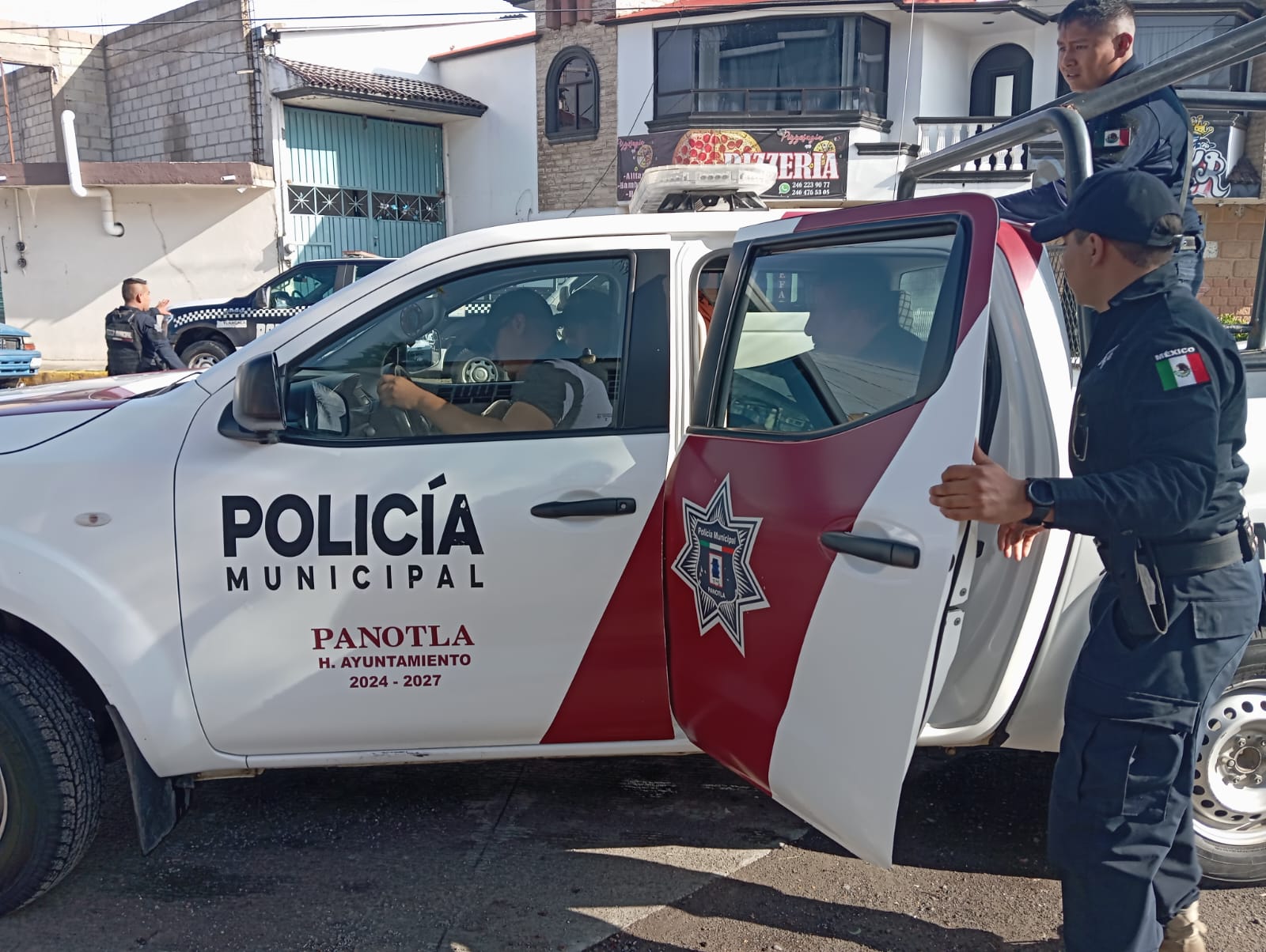 Detienen a guardia de seguridad tras intentar robar caja fuerte en bodega de Bonafont, Panotla