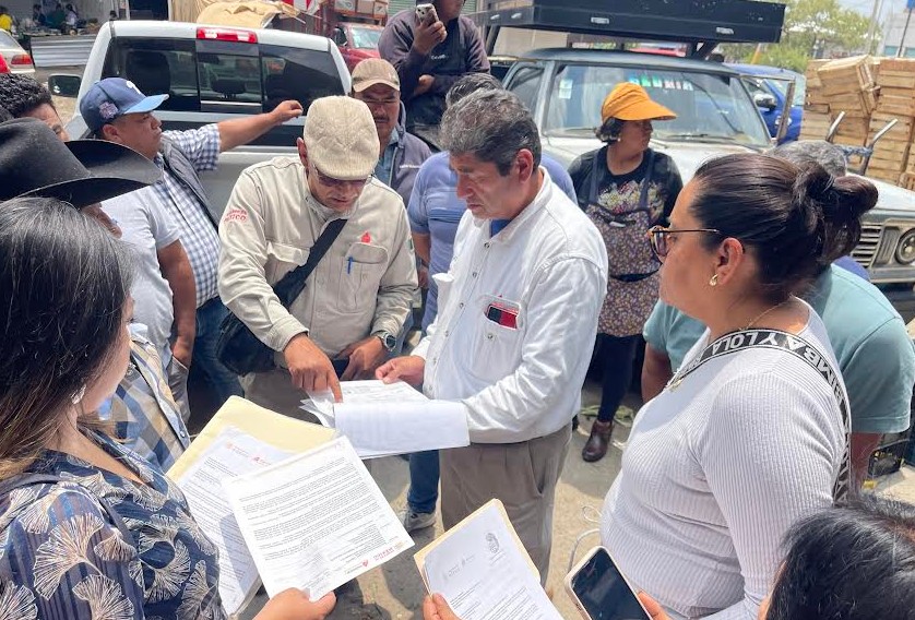 Inspección técnica en la Central de Abasto