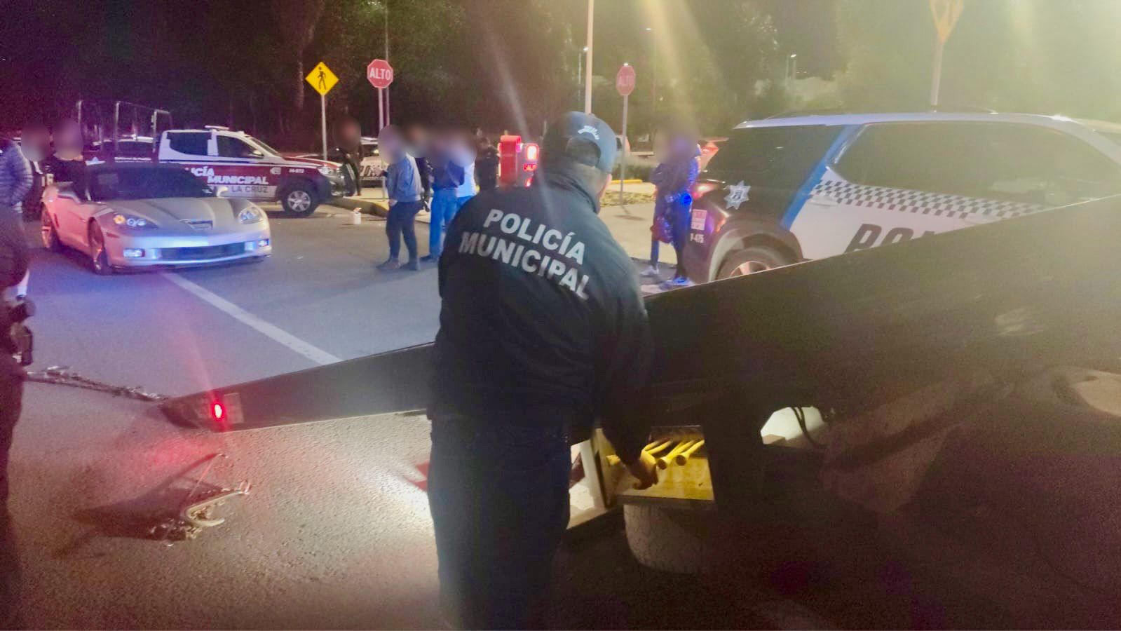 Asegura Vialidad vehículos presuntamente relacionados con arrancones 