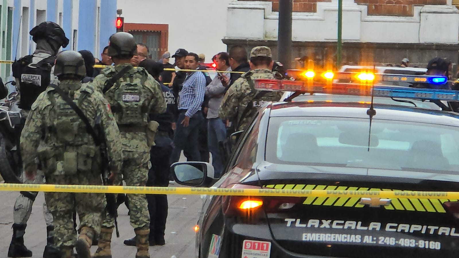 Atacan a balazos a hombre dentro de joyería en Tlaxcala capital