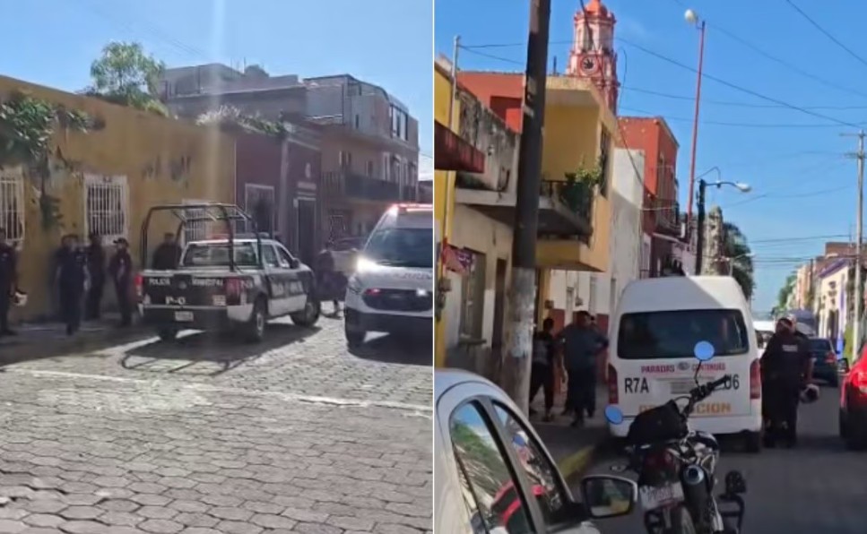 Asalto en el centro de Atlixco