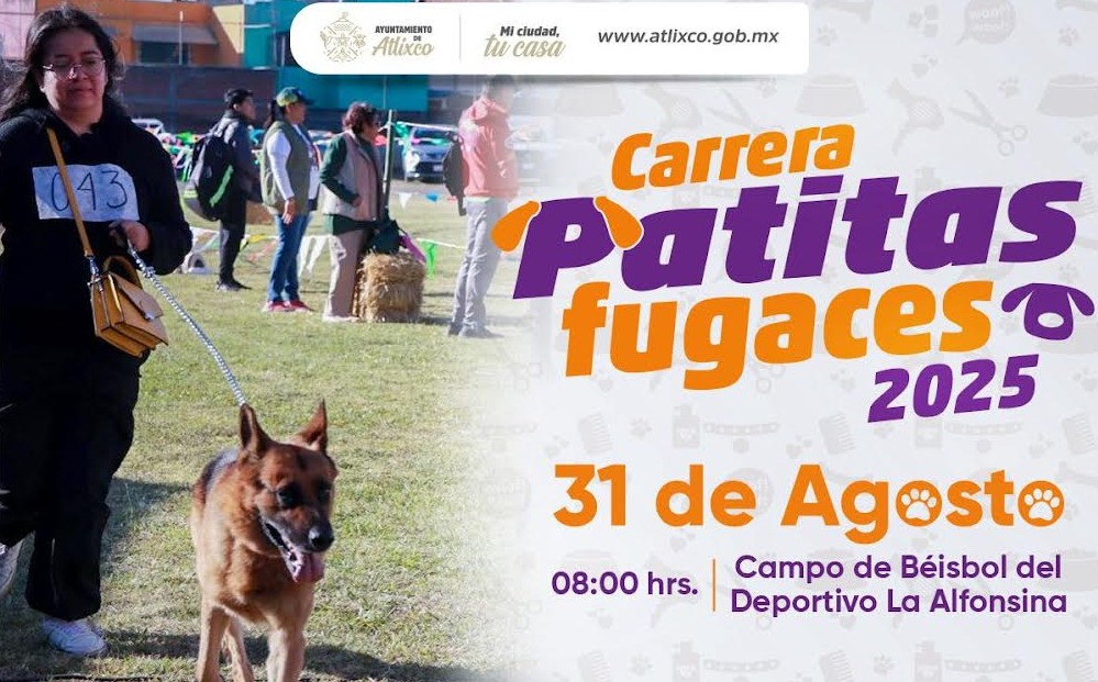 Carrera “Patitas Fugaces” en Atlixco
