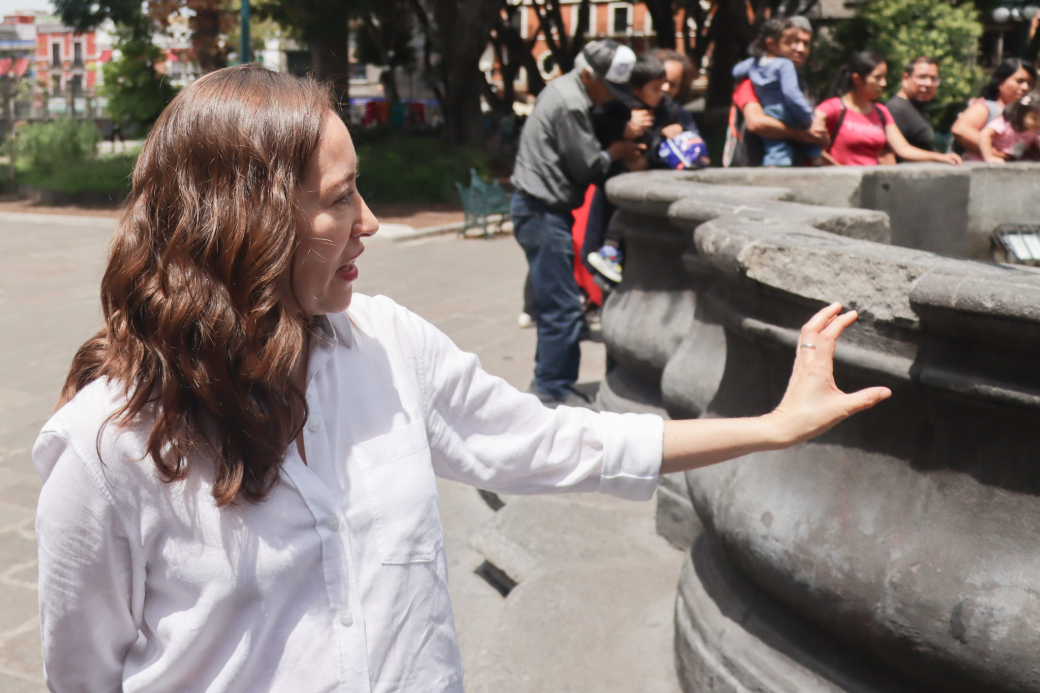 Fuente de San Miguel sufre daños durante protesta