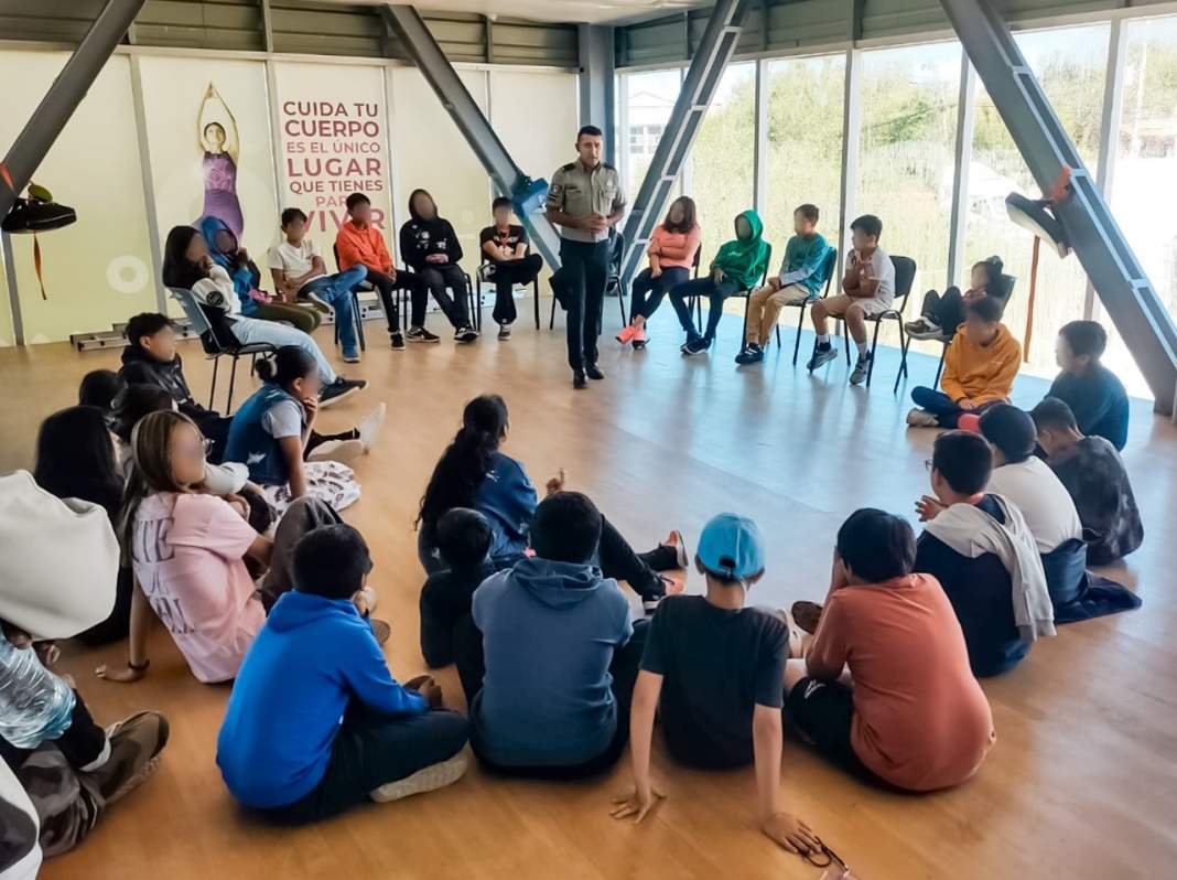Formación cívica y seguridad: Niños de Tlaxcala aprenden con Guardia Nacional y FGR