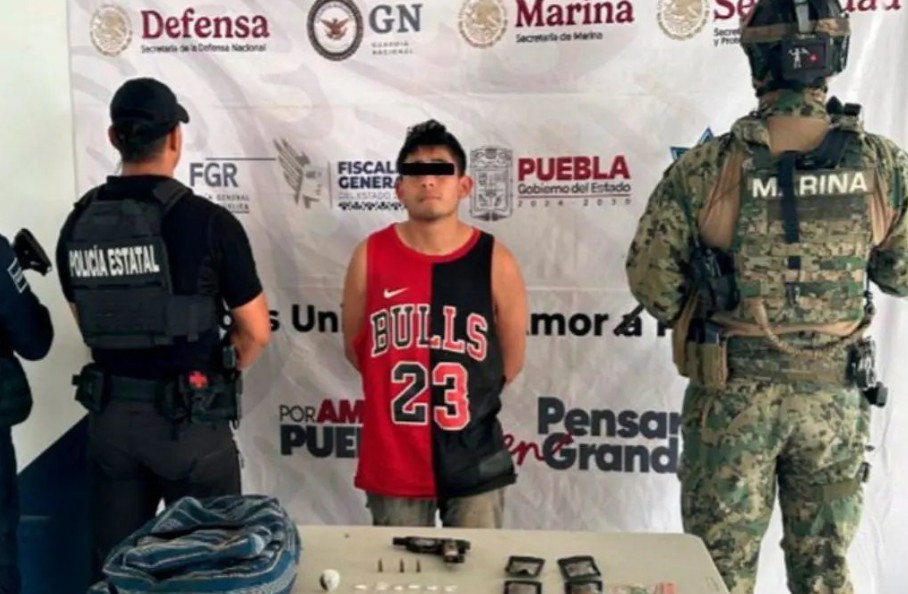 Capturan en Izúcar de Matamoros a “El Borrego” en operativo interinstitucional