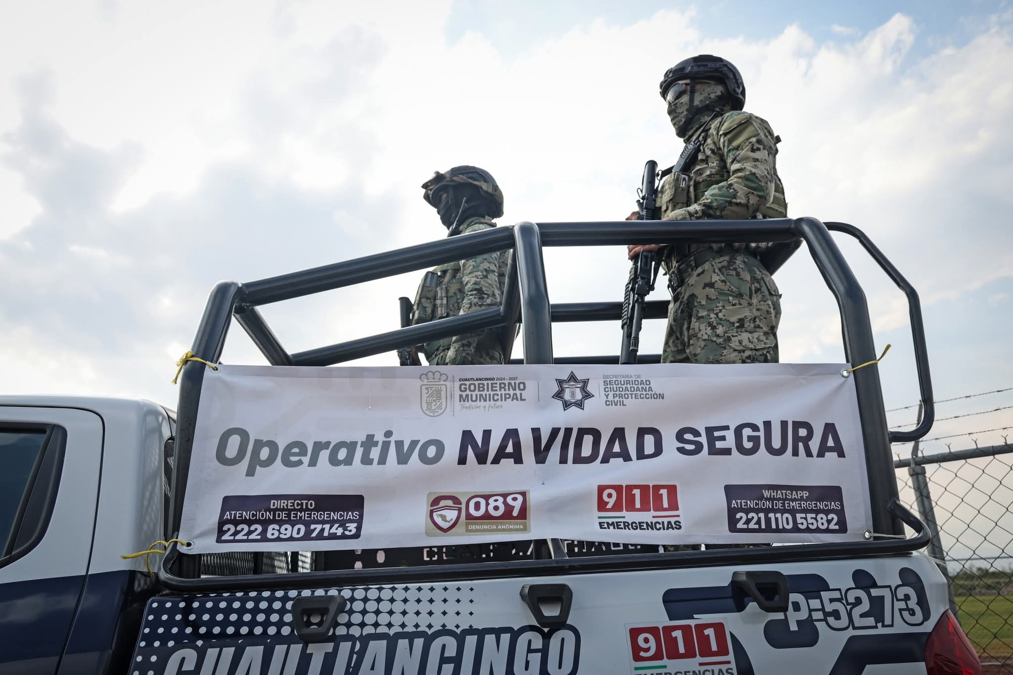 Gobierno de Cuautlancingo arranca operativo “Navidad Segura”