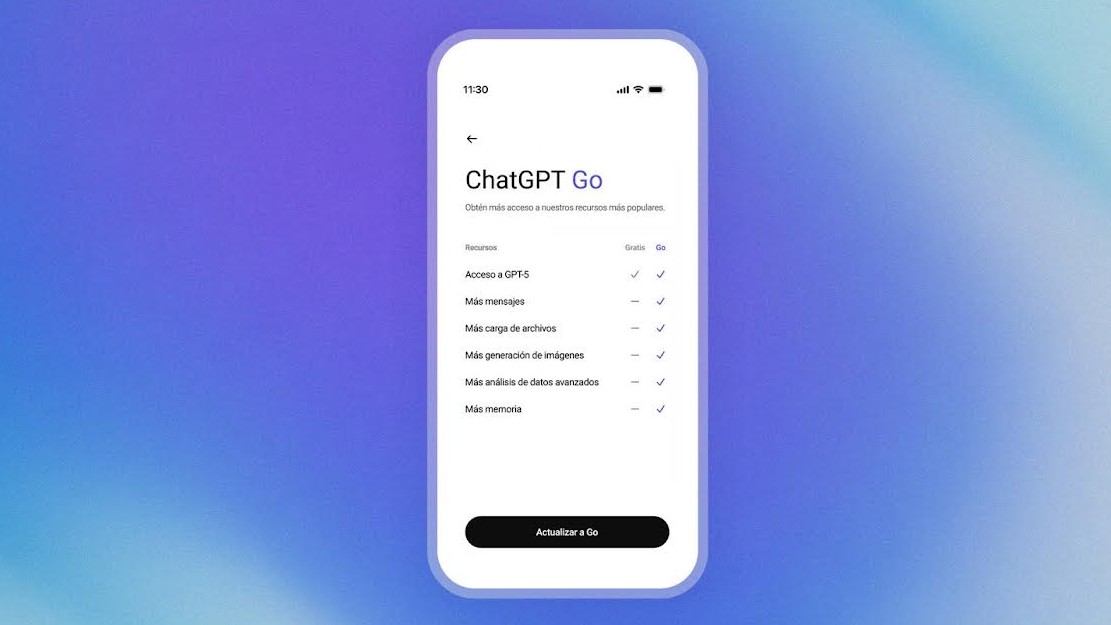 OpenAI presenta ChatGPT Go en México con precio accesible