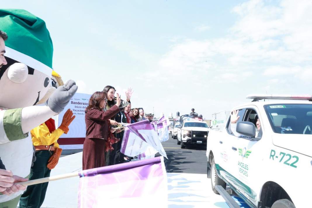 Tlaxcala da el banderazo nacional al Operativo Vacacional de Invierno 2025