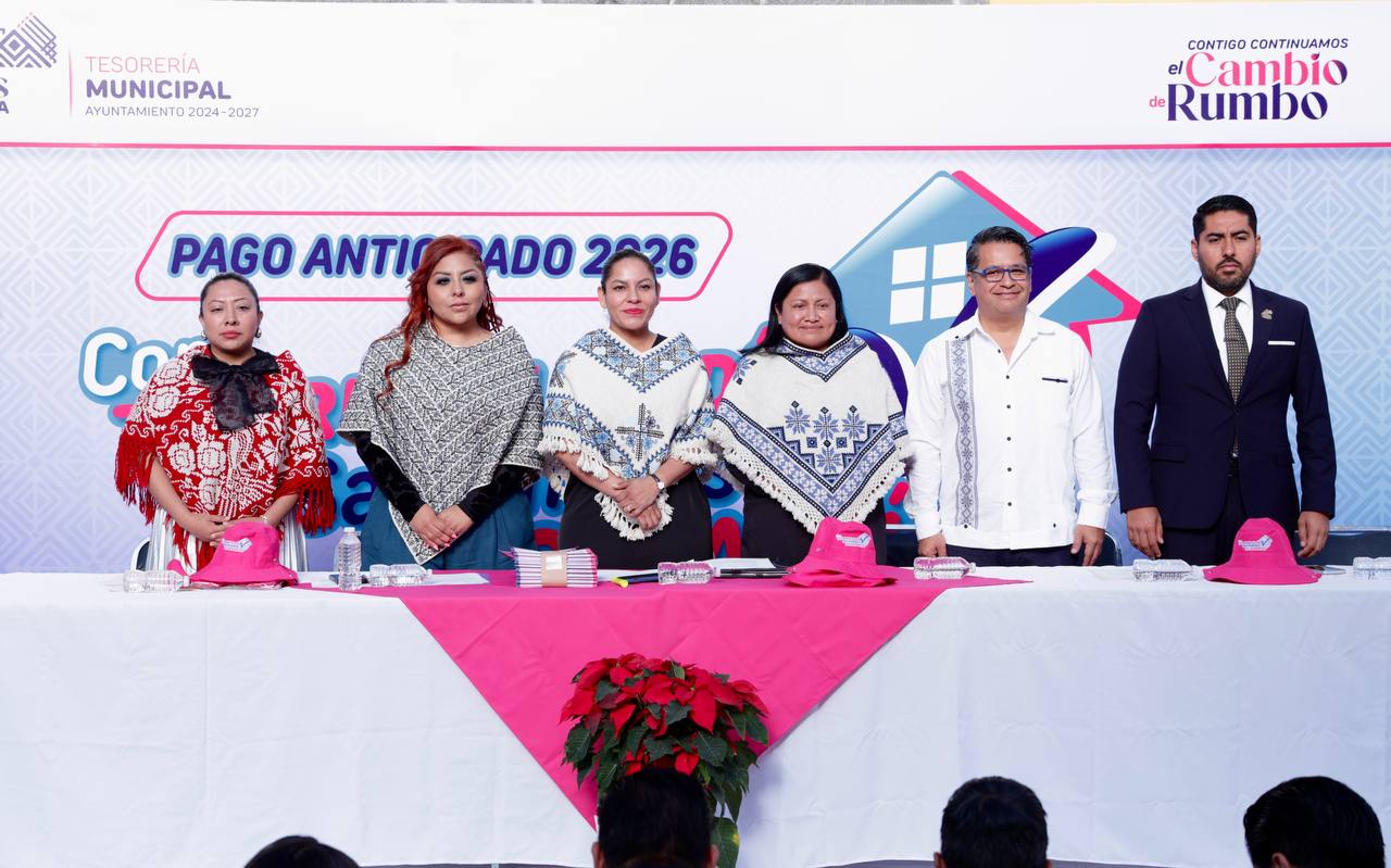 Anuncia Lupita Cuautle descuentos y condonaciones fiscales en apoyo a familias sanandreseñas