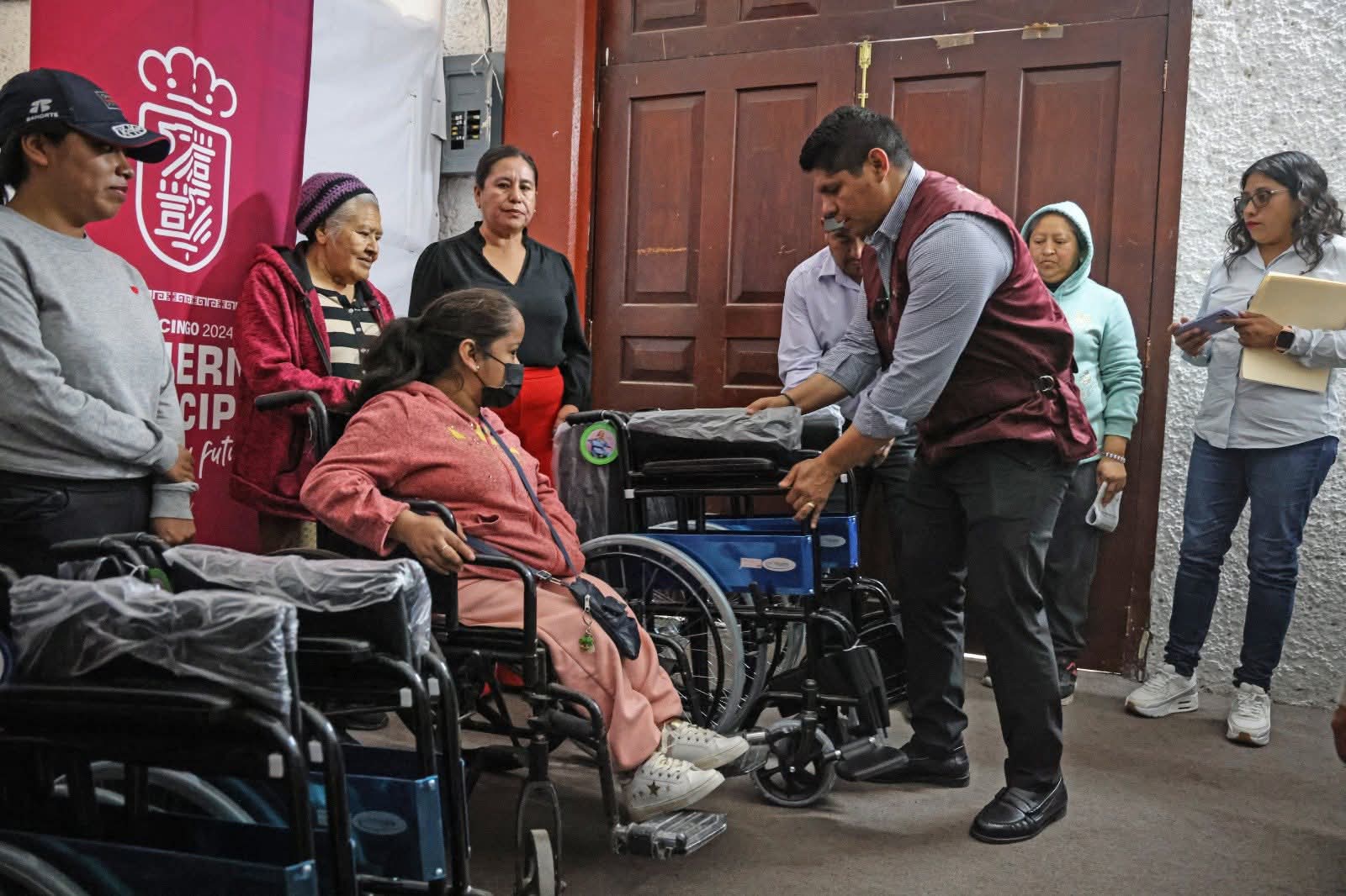 Inclusión y bienestar social avanzan con apoyos para personas con movilidad reducida en Cuautlancingo