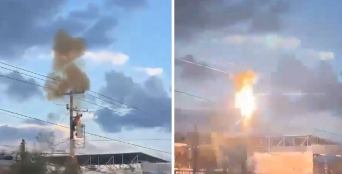 Robo de cables termina en accidente extremo en Juárez, Nuevo León