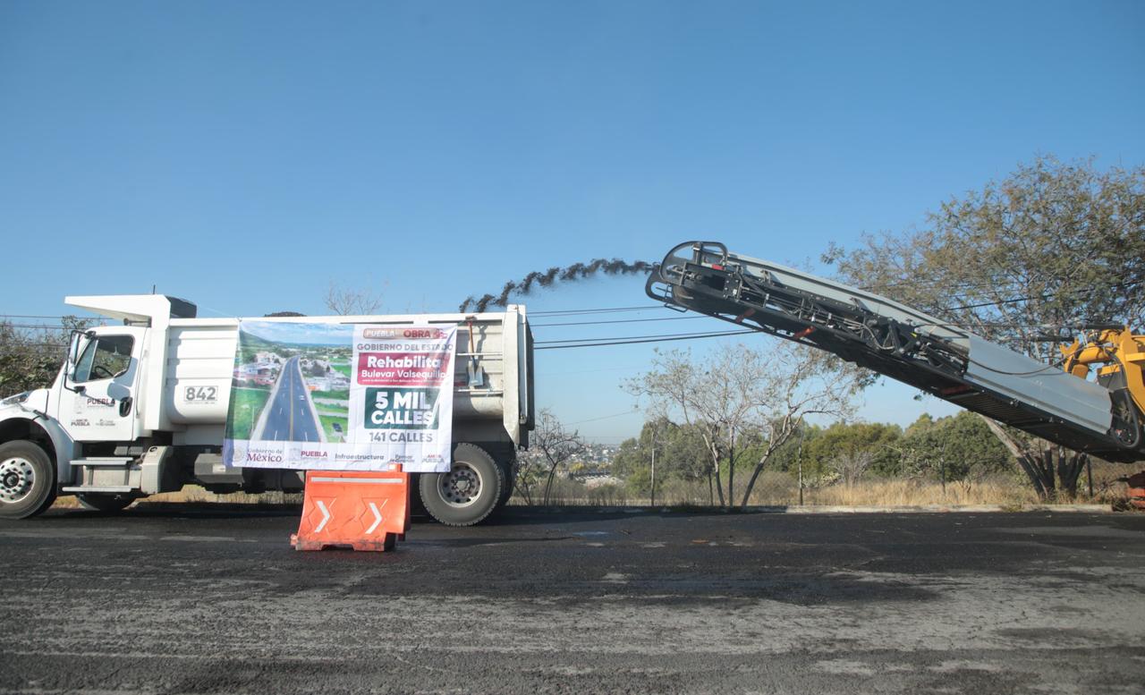 Puebla pavimentará 8 mil calles en 2026 con 60% de ahorro histórico
