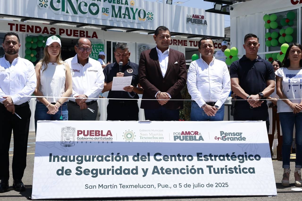 Puebla refuerza la paz con tecnología y vigilancia inteligente en 2025