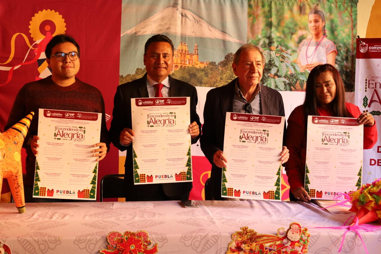 Presenta Armando Aguirre el programa “Encendiendo la Alegría 2025”