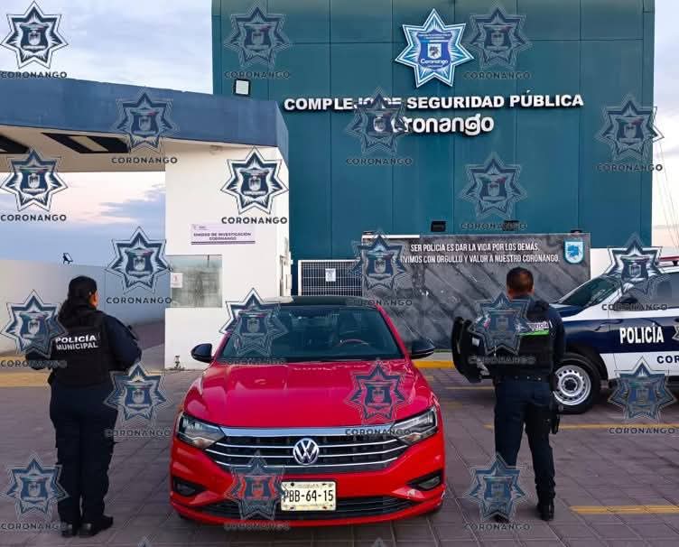 Sistema de videovigilancia permite detectar y asegurar vehículo robado en Coronango
