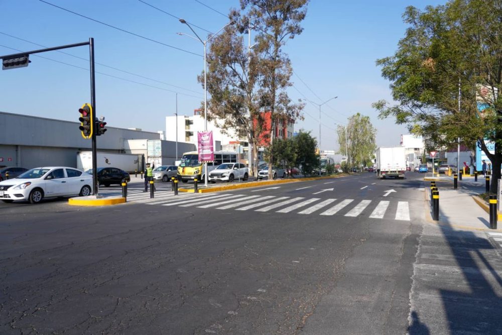 Moderniza Ayuntamiento cruce de Reforma y 35 Norte para reducir muertes viales en Puebla