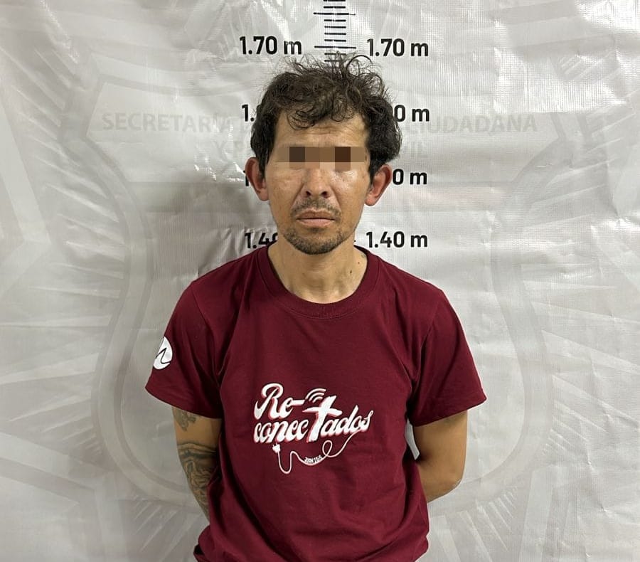SSCYPC de Cuautlancingo detiene a un hombre por supuesto narcomenudeo y robo de vehículo 