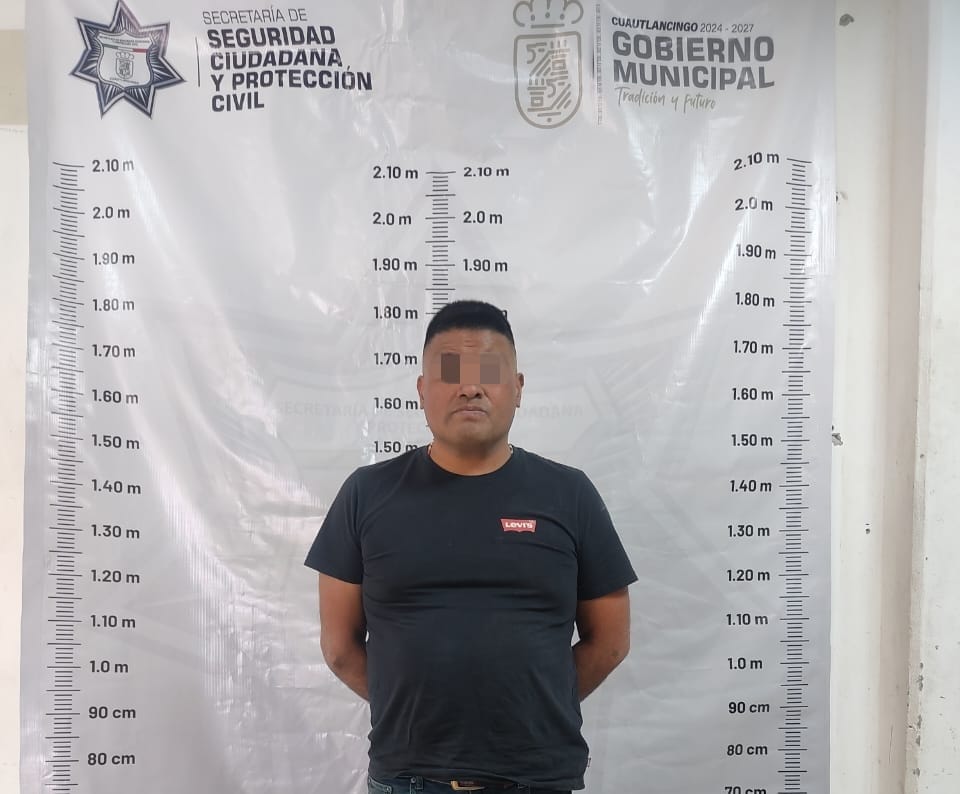 SSCYPC de Cuautlancingo detiene a un hombre por supuesto robo de tractocamión