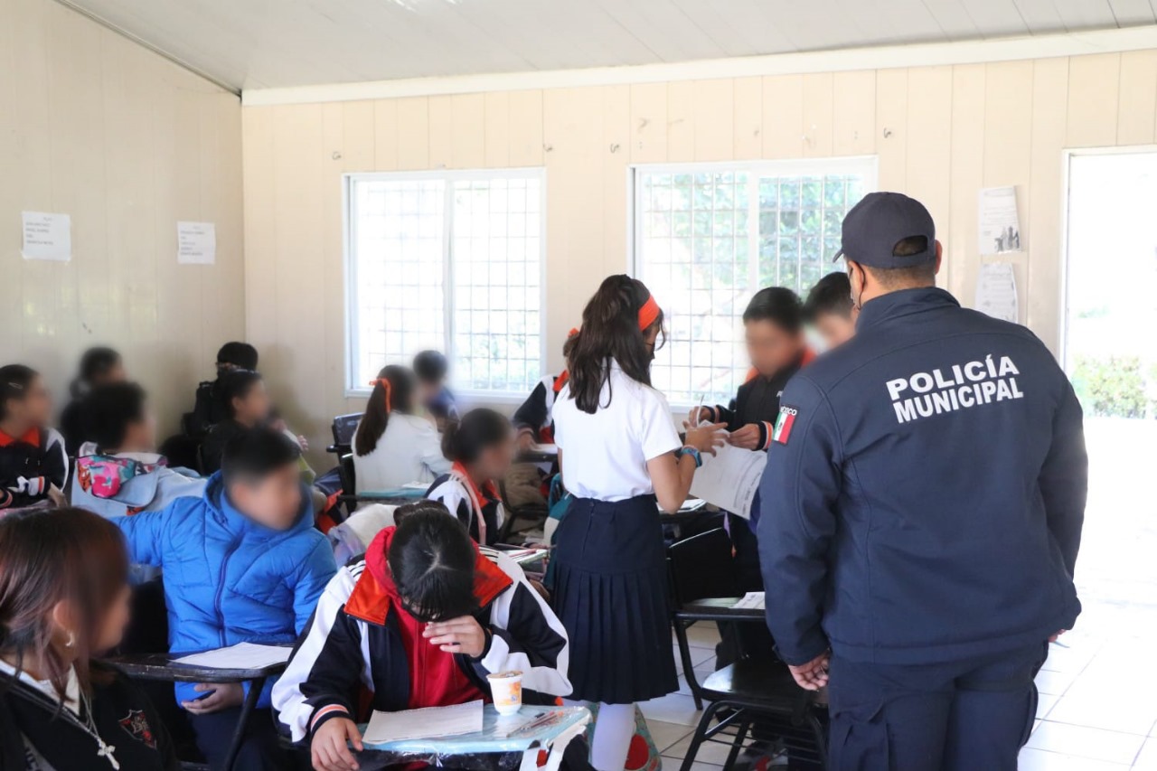 Policía de San Pedro Cholula activa Programa “Buzón Rojo” para promover escuelas seguras