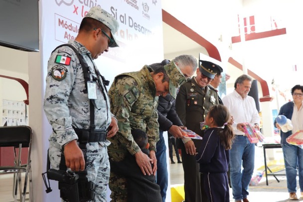 Puebla se suma a campaña nacional de desarme 