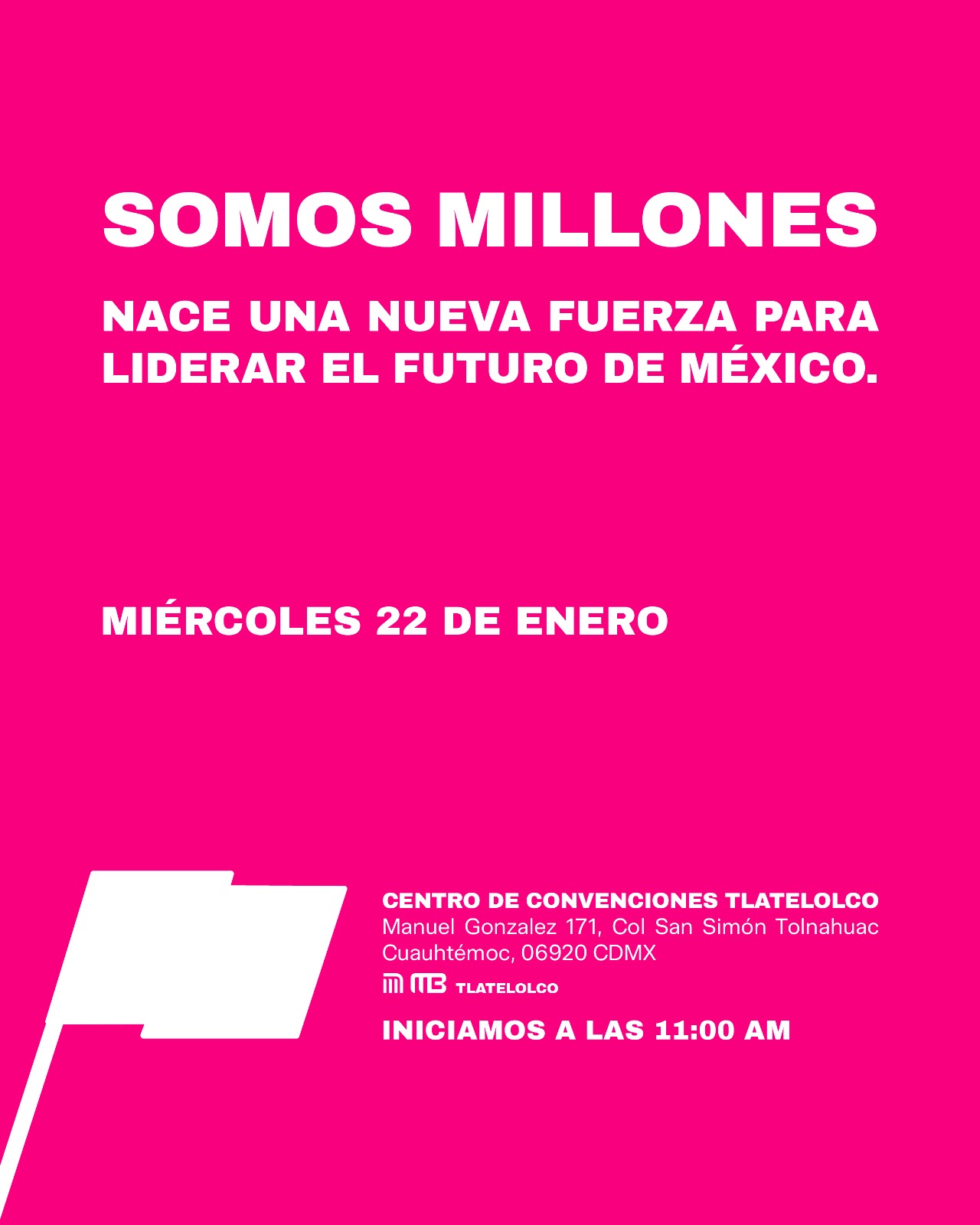 “Somos México”: La nueva fuerza política que busca liderar el futuro del país