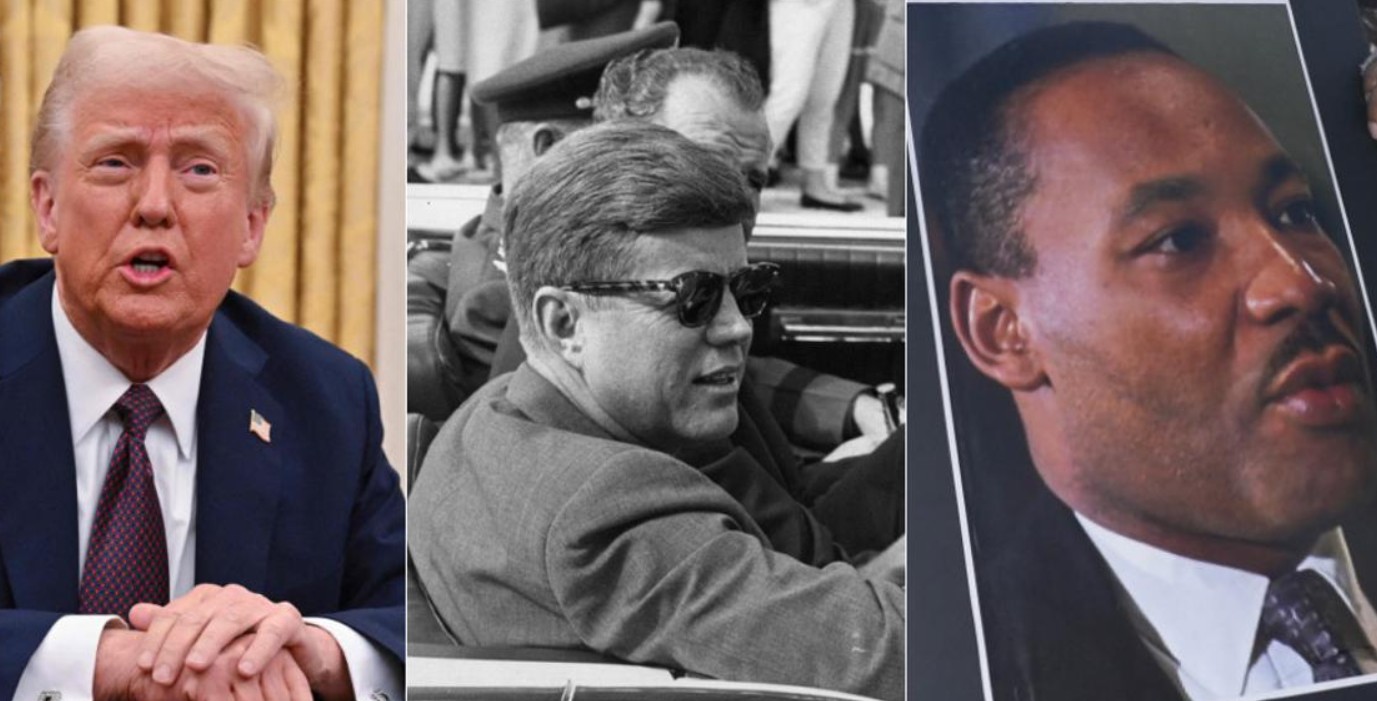 Trump ordena desclasificar archivos sobre los asesinatos de los Kennedy y Martin Luther King Jr.