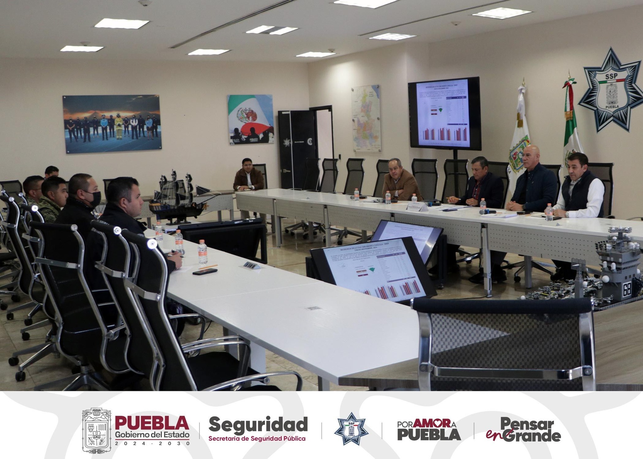 Fortalecen coordinación interinstitucional para combatir delincuencia en zona metropolitana